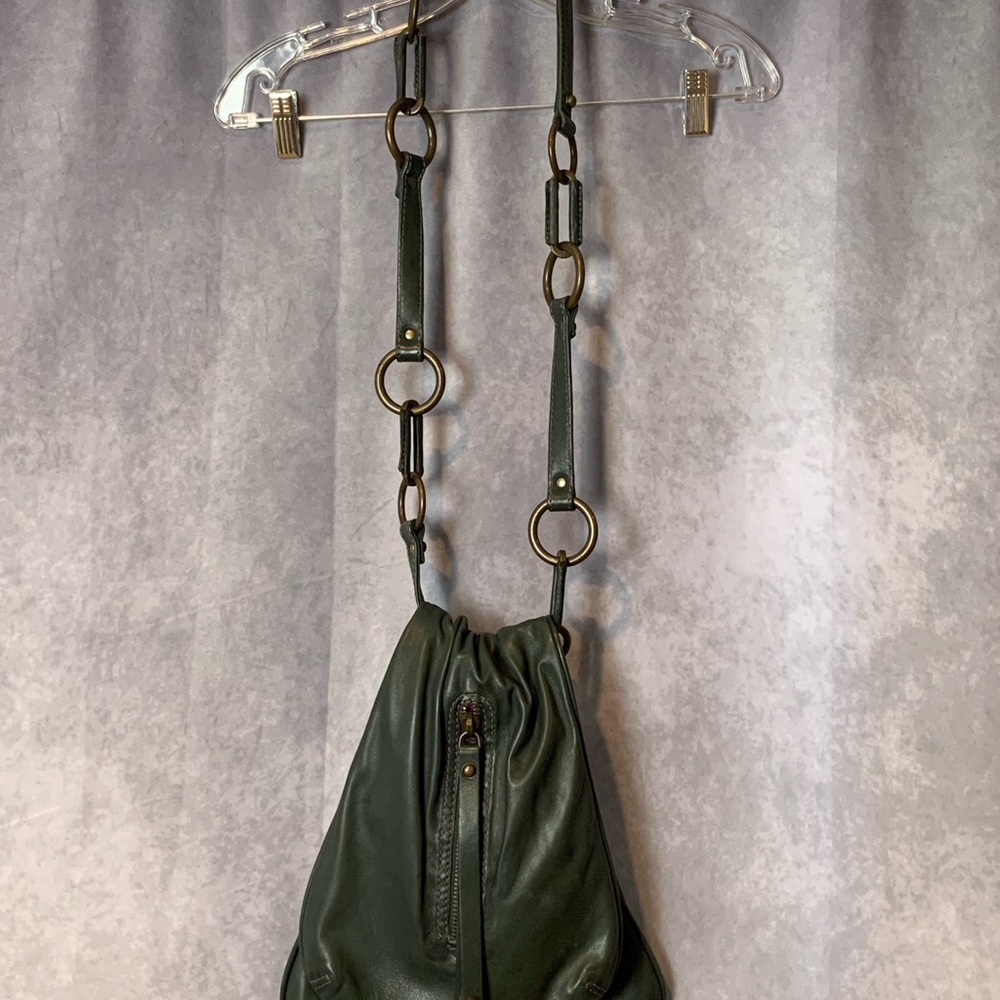 Kale Kid Leather Crossbody Bag